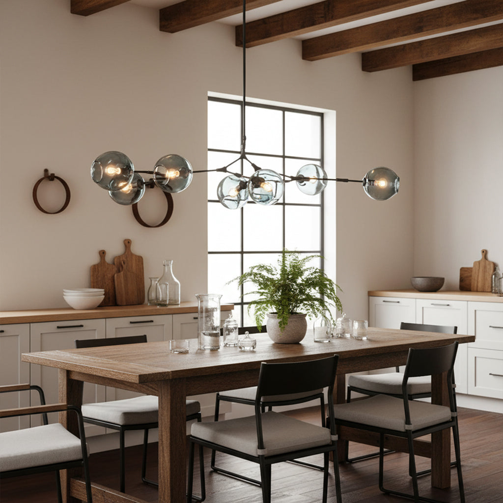 Arlo Branching Bubble Glass Chandelier