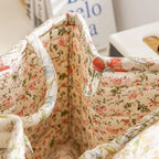 Floral Canvas Storage Basket