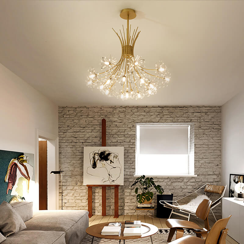 Dandelion Crystal Chandelier
