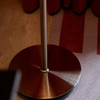 Retro Mushroom Glass Floor Lamp