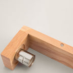 Wood & Glass Column Wall Sconce