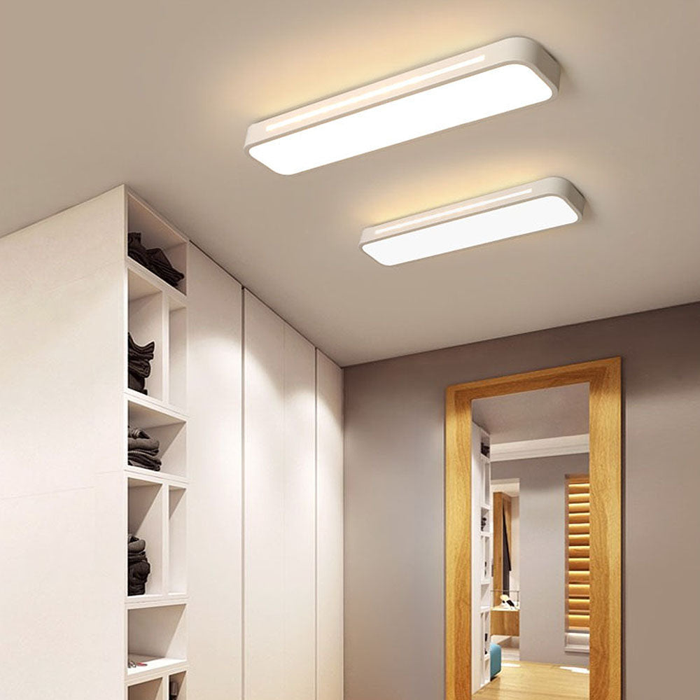 Linear LED Recessed Ceiling Light – Modern Flush Design with Clean Lines