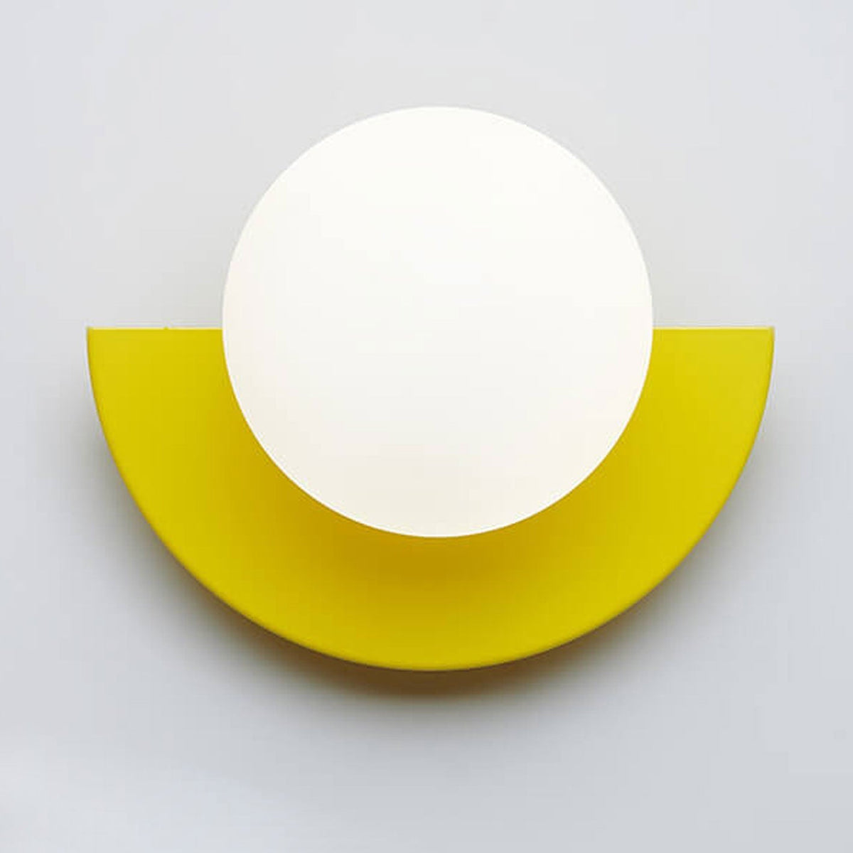 Modern Spherical Glass Wall Sconce