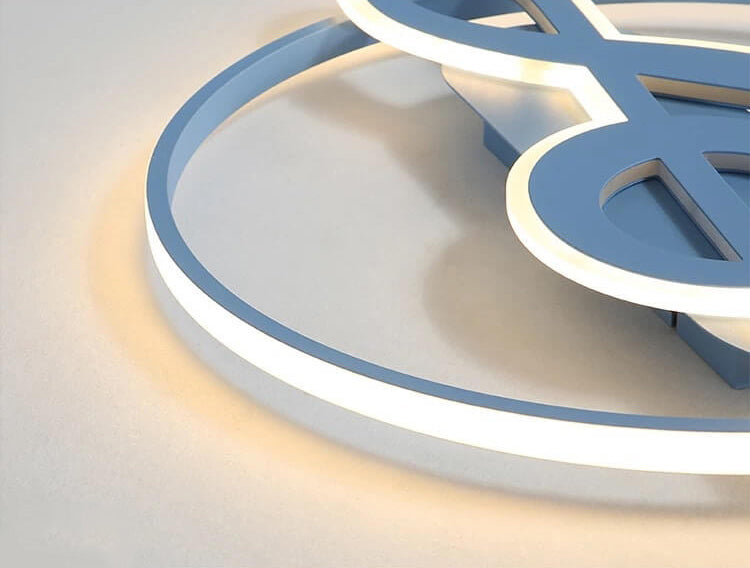 Music Notes LED Ceiling Light
