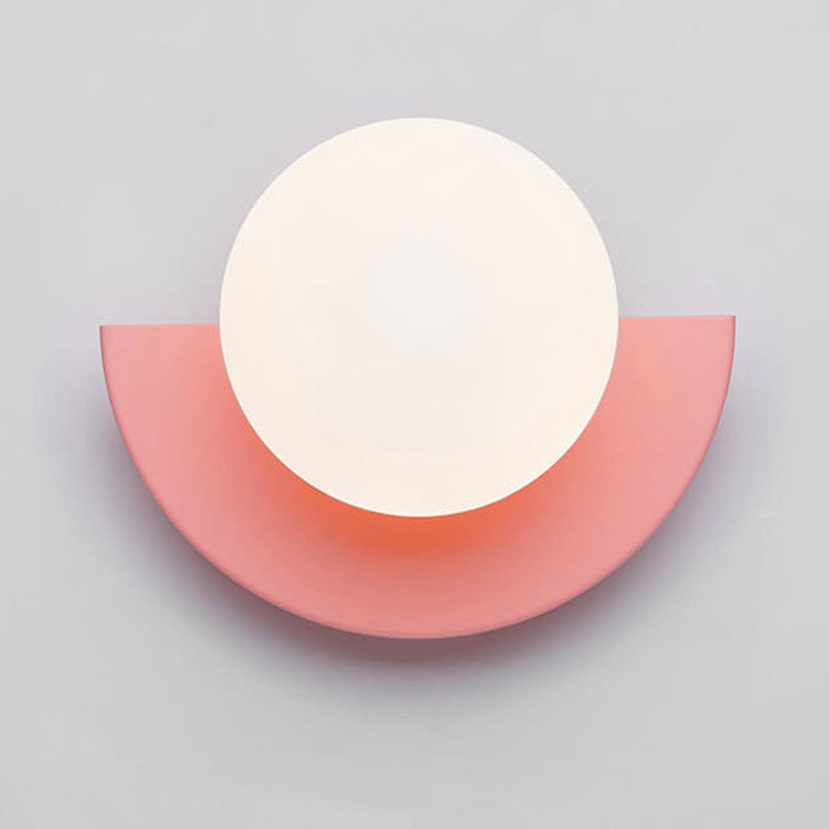Modern Spherical Glass Wall Sconce
