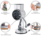 Rotary Food Grater and Slicer