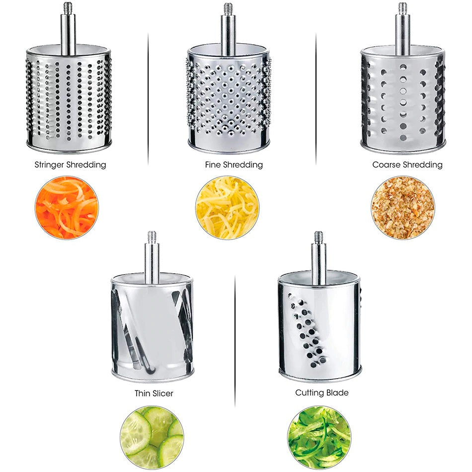 Rotary Food Grater and Slicer