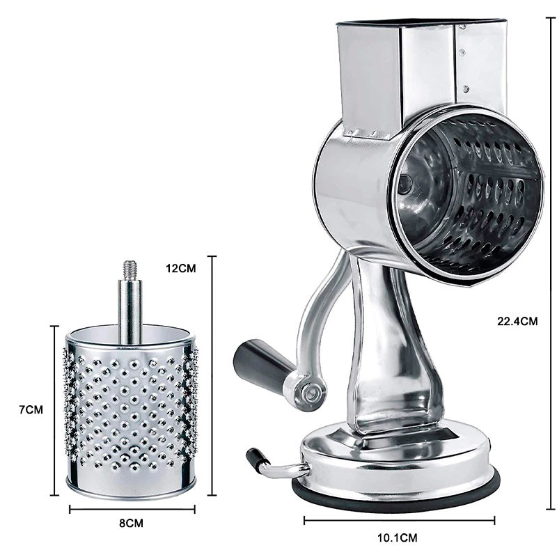 Rotary Food Grater and Slicer