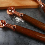 Copper Measuring Cup and Spoon Set