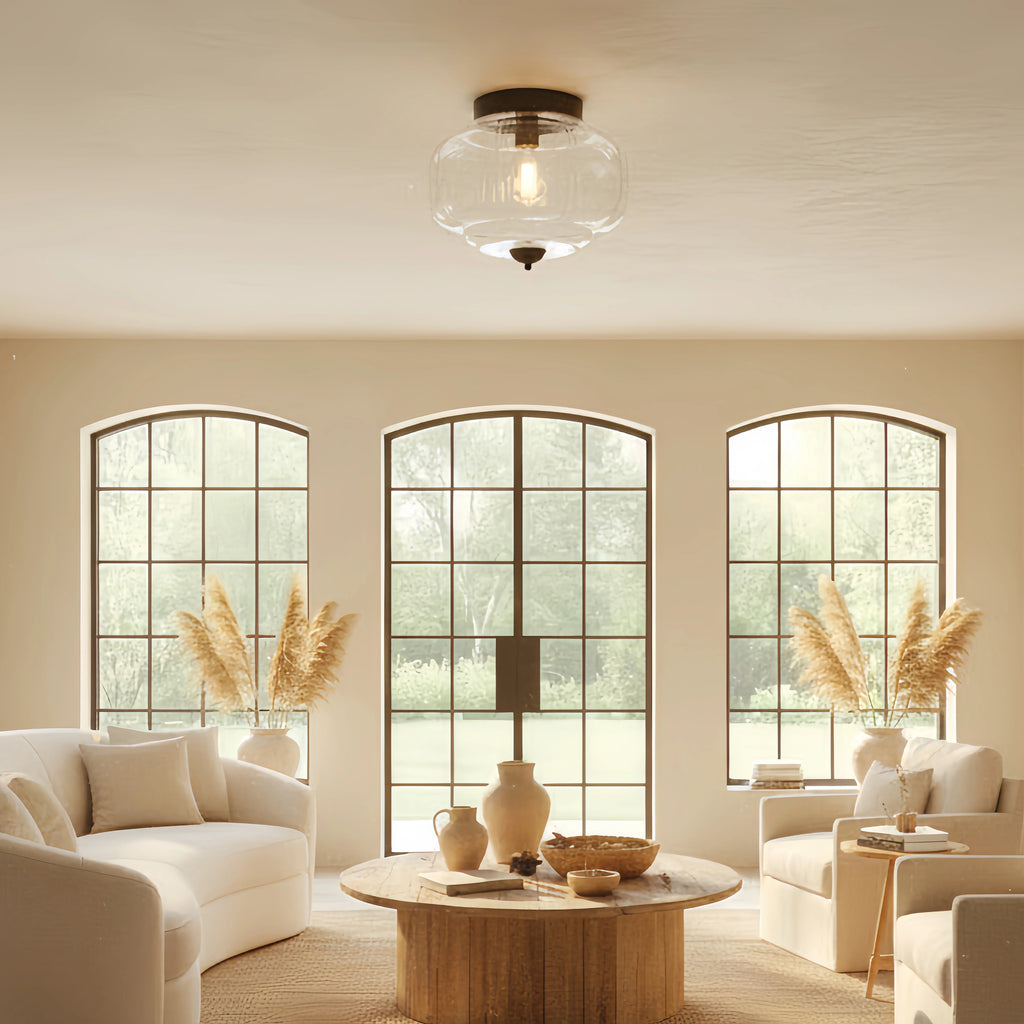 Eloise Vintage Glass Ceiling Light