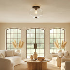 Eloise Vintage Glass Ceiling Light