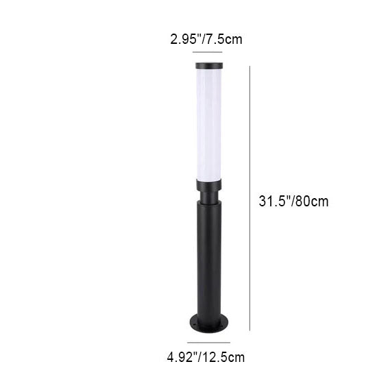 Lipstick LED Outdoor Floor Lamp