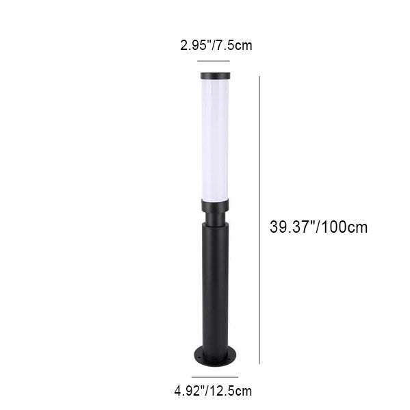 Lipstick LED Outdoor Floor Lamp