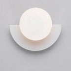 Modern Spherical Glass Wall Sconce