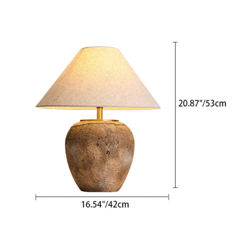 Ceramic Jar Table Lamp