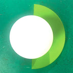 Modern Spherical Glass Wall Sconce