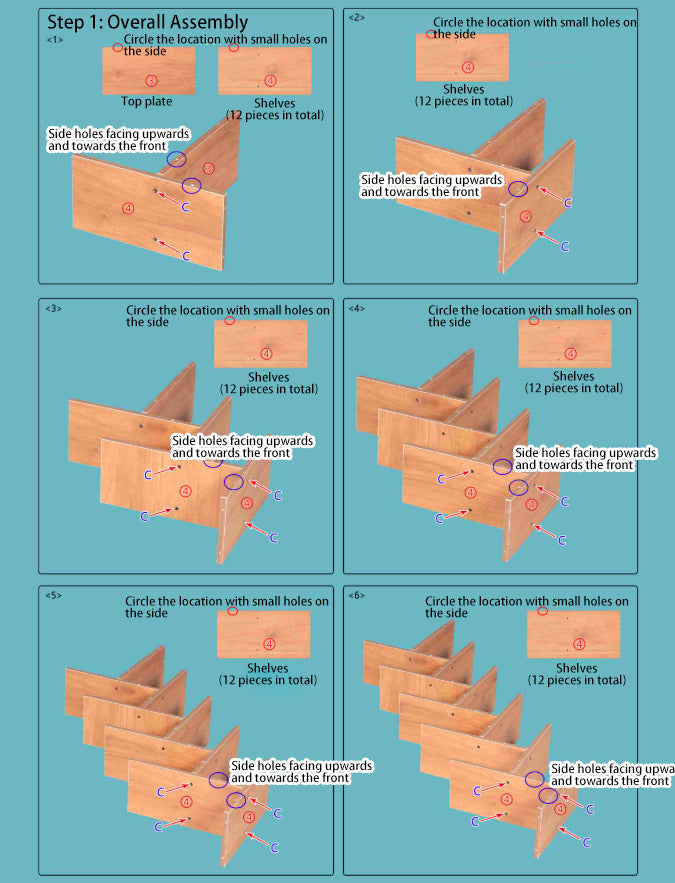 Modern Tiered Bookshelf