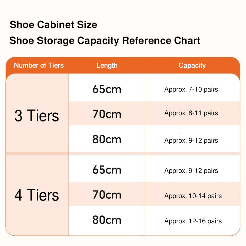 Slim Flip-Door Shoe Cabinet