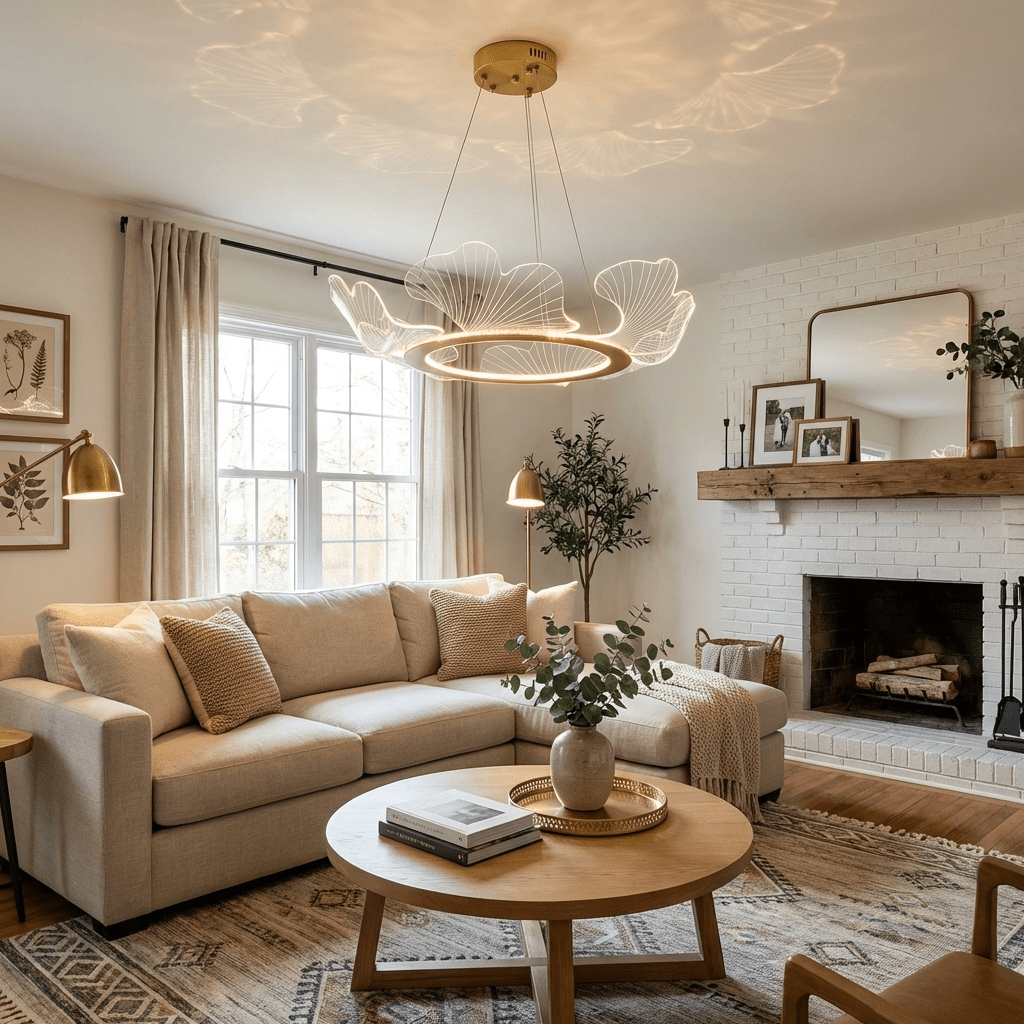 Sea Leaf LED Chandelier