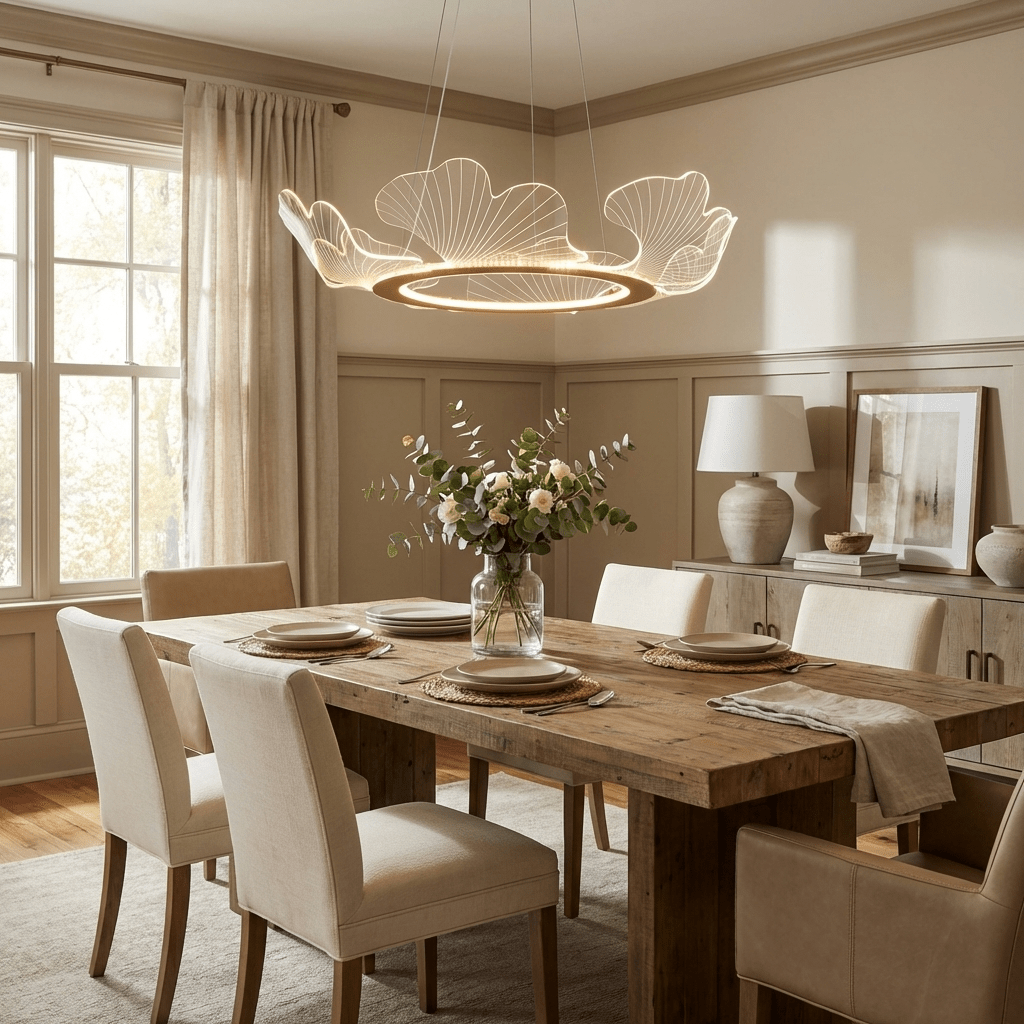 Sea Leaf LED Chandelier