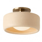 Modern Porcelain Semi-Flush Ceiling Light