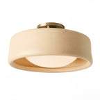 Modern Porcelain Semi-Flush Ceiling Light