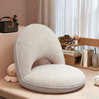 Foldable Corduroy Accent Chair