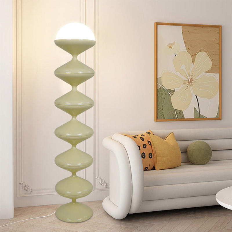 Scandinavian Round Floor Lamp
