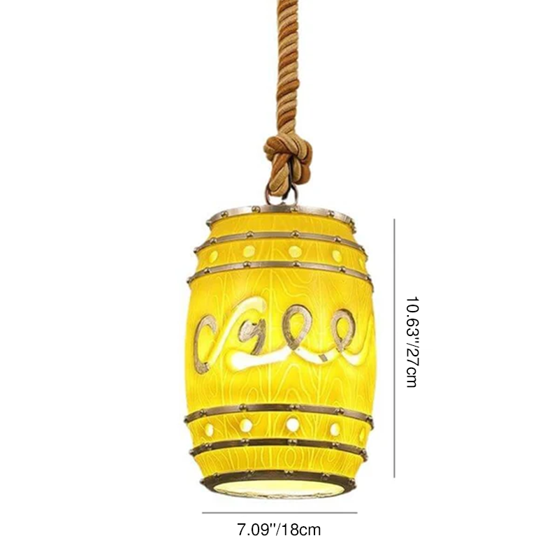 Vintage Rope Pendant Light