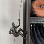 Climbing Figure Wall Sculpture