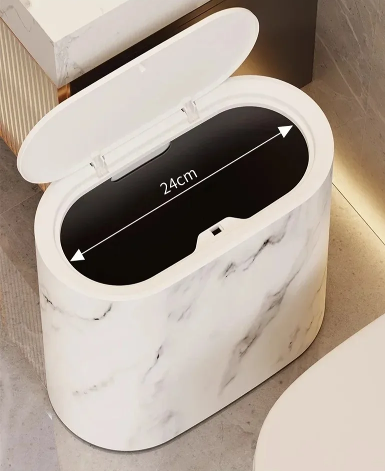 Nordic Marble Waste Bin