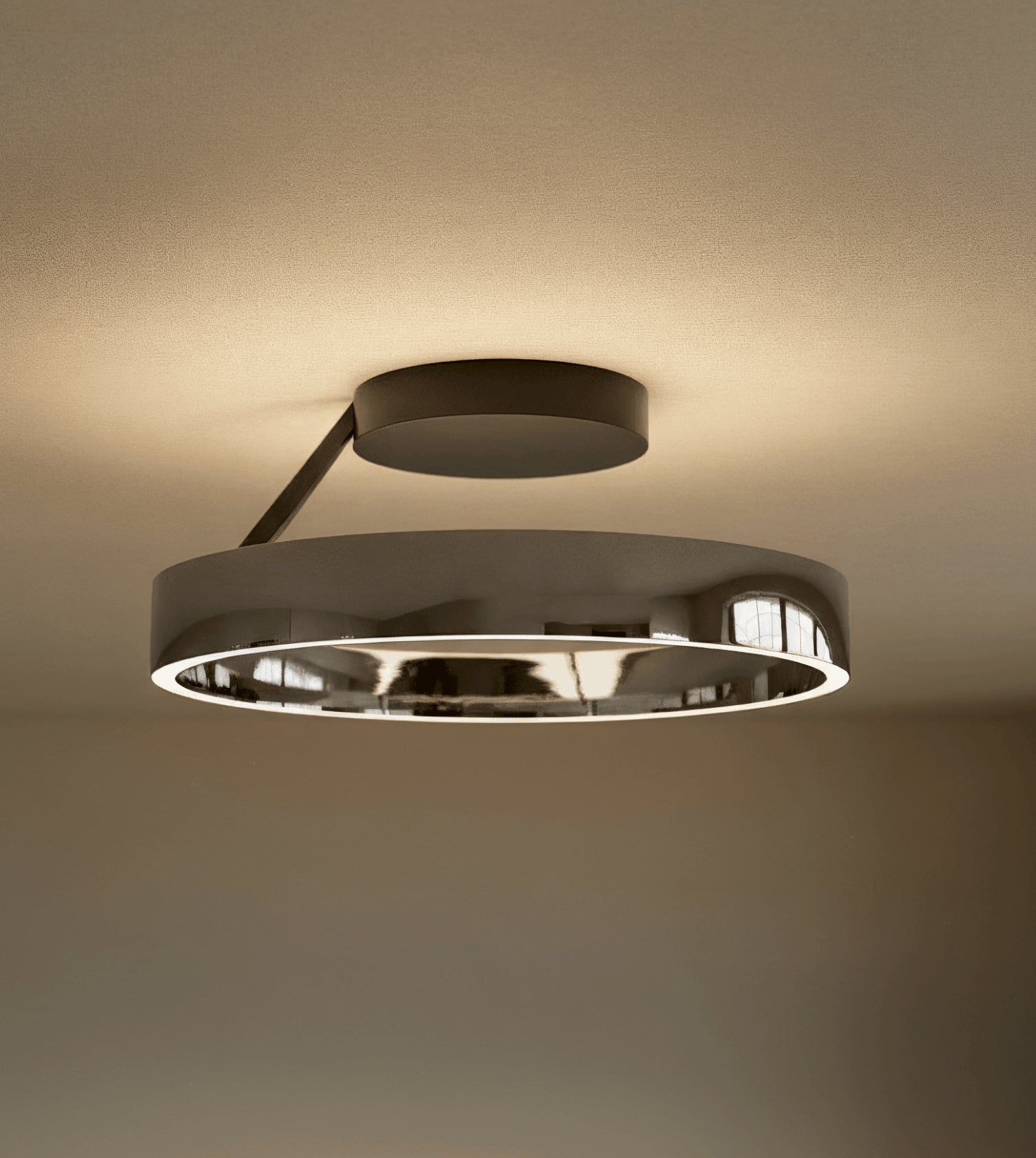 Solei Dimmable LED Ceiling Light – Elegant Aluminium Design with Adjustable Brightness