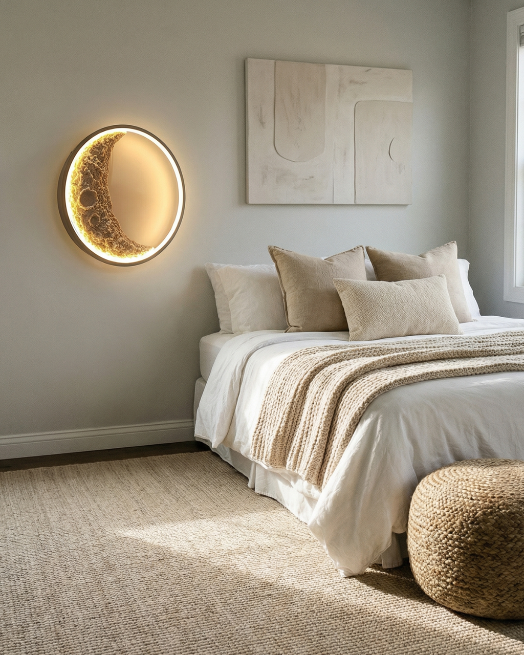 Crescent Moon Wall Light