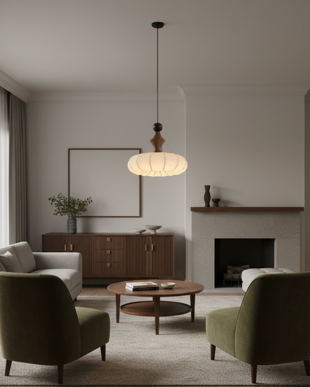 Silk Pendant Light