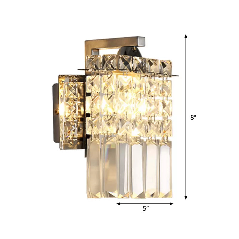 Crystal Block Wall Light