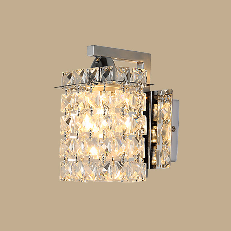Crystal Block Wall Light