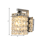 Crystal Block Wall Light