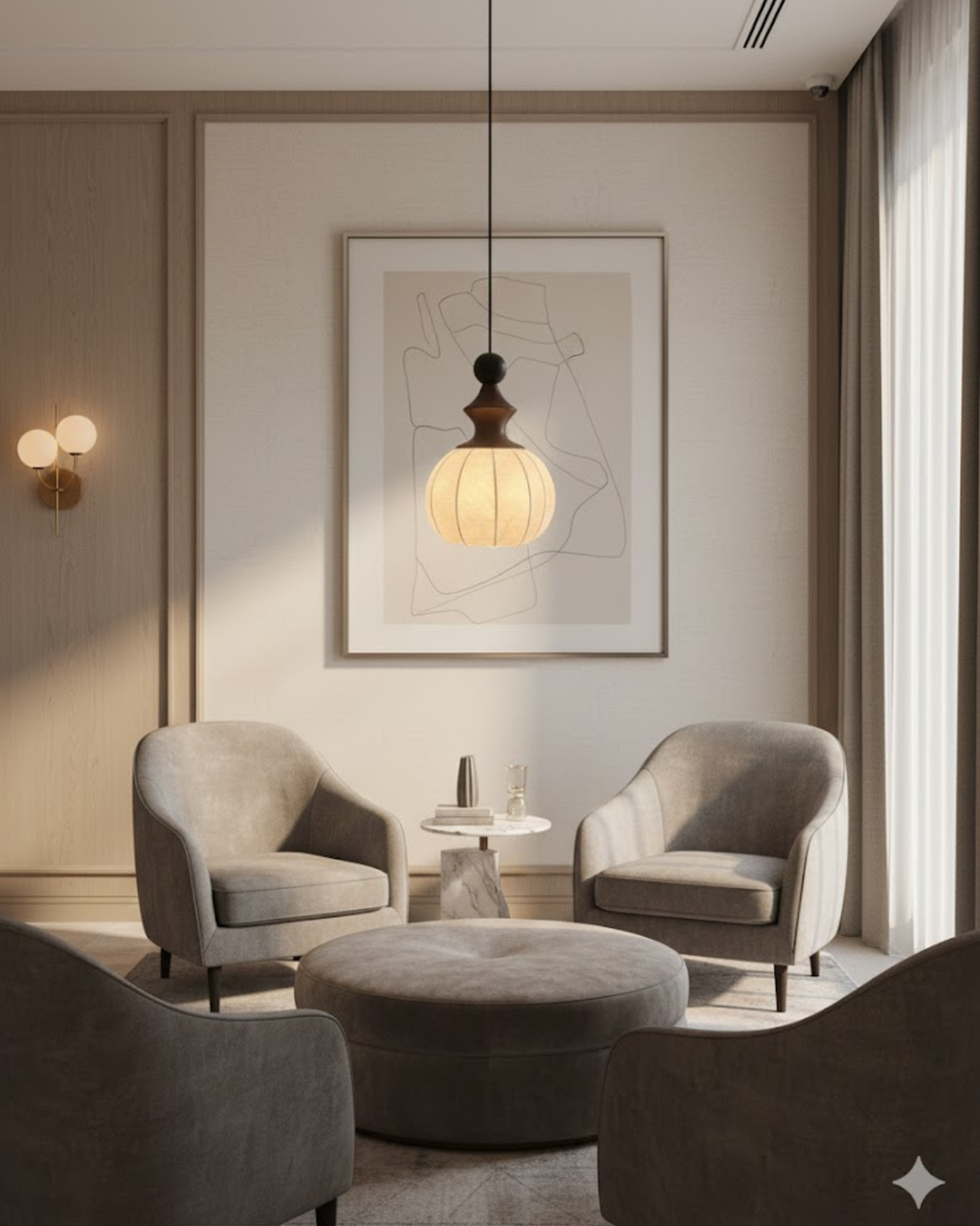 Silk Pendant Light