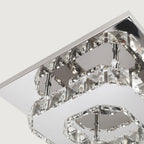Crystal Flush Ceiling Light