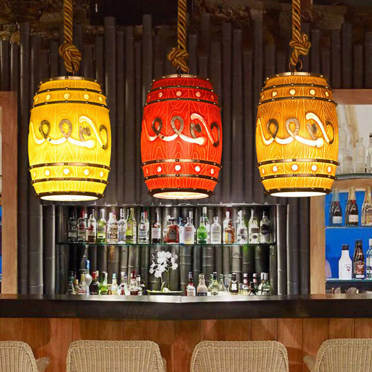 Vintage Rope Pendant Light