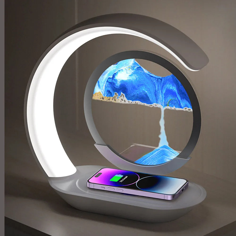 3D Sand Art Table Lamp