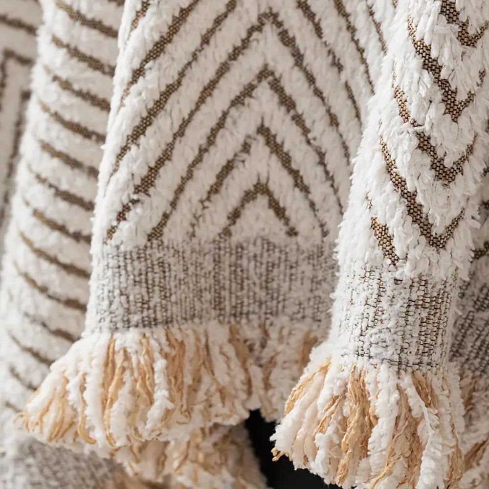 Herringbone Stripe Sofa Cover