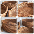 Handwoven Rattan Basket