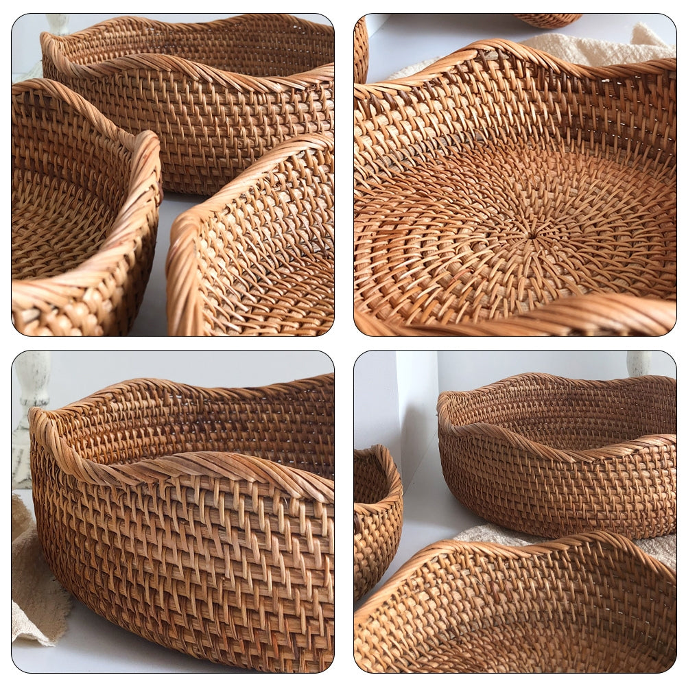 Handwoven Rattan Basket