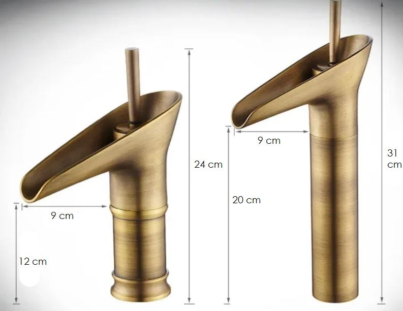 Antique Waterfall Basin Faucet