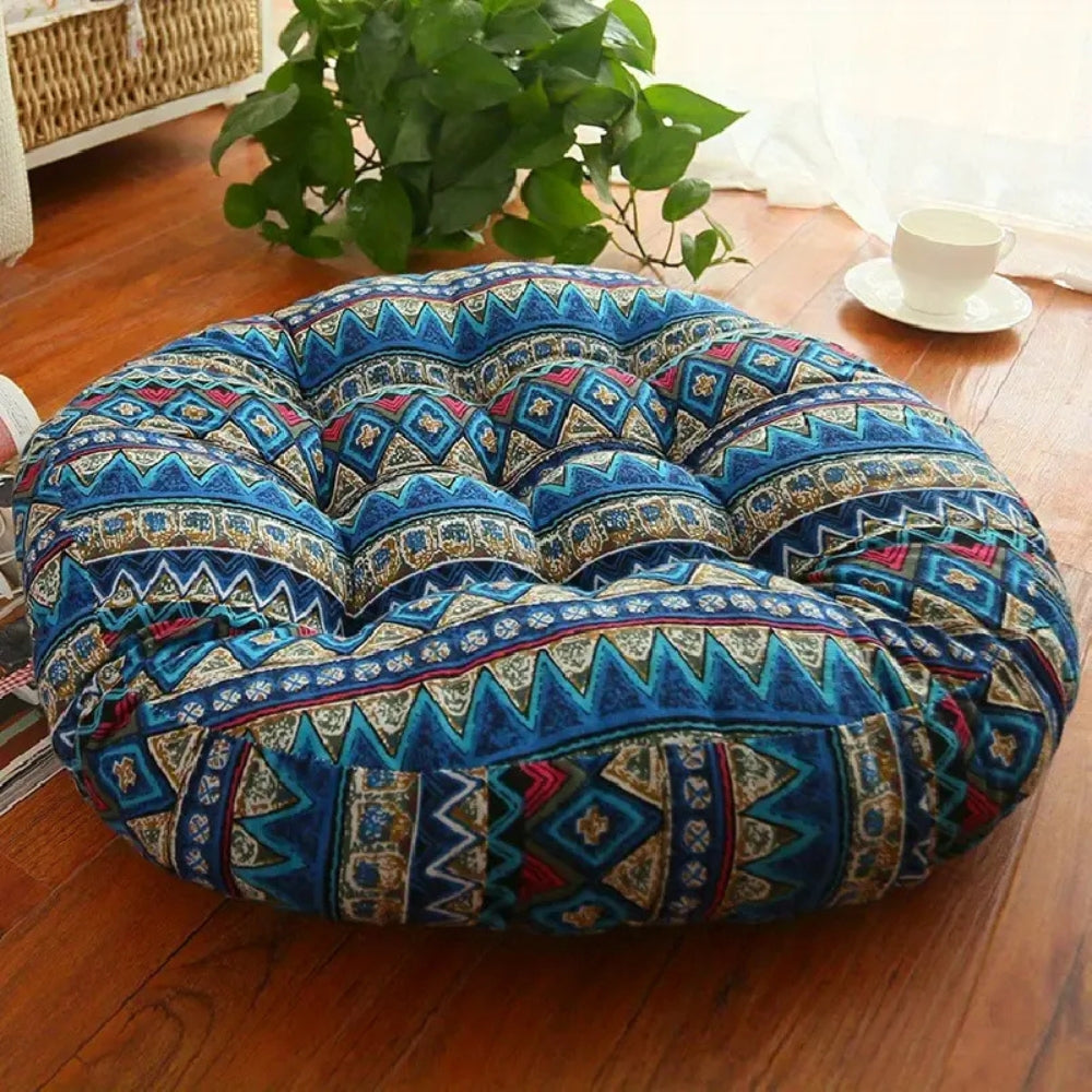 Round Boho Floor Cushion