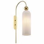 Azura Ribbed Glass Wall Sconce
