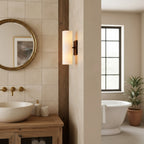 Doran Alabaster Tube Wall Sconce