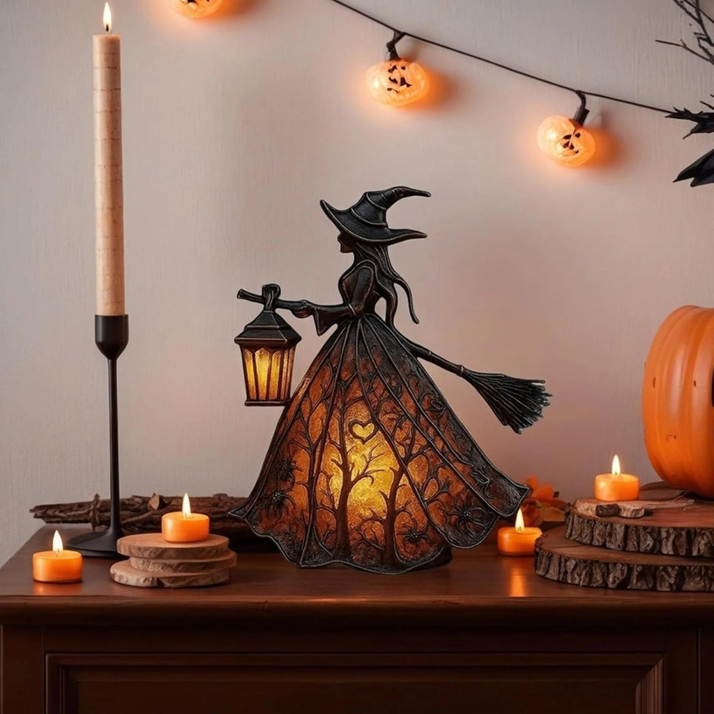 Halloween Witch Table Lamp