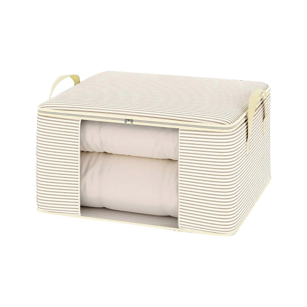 Striped Foldable Storage Bag